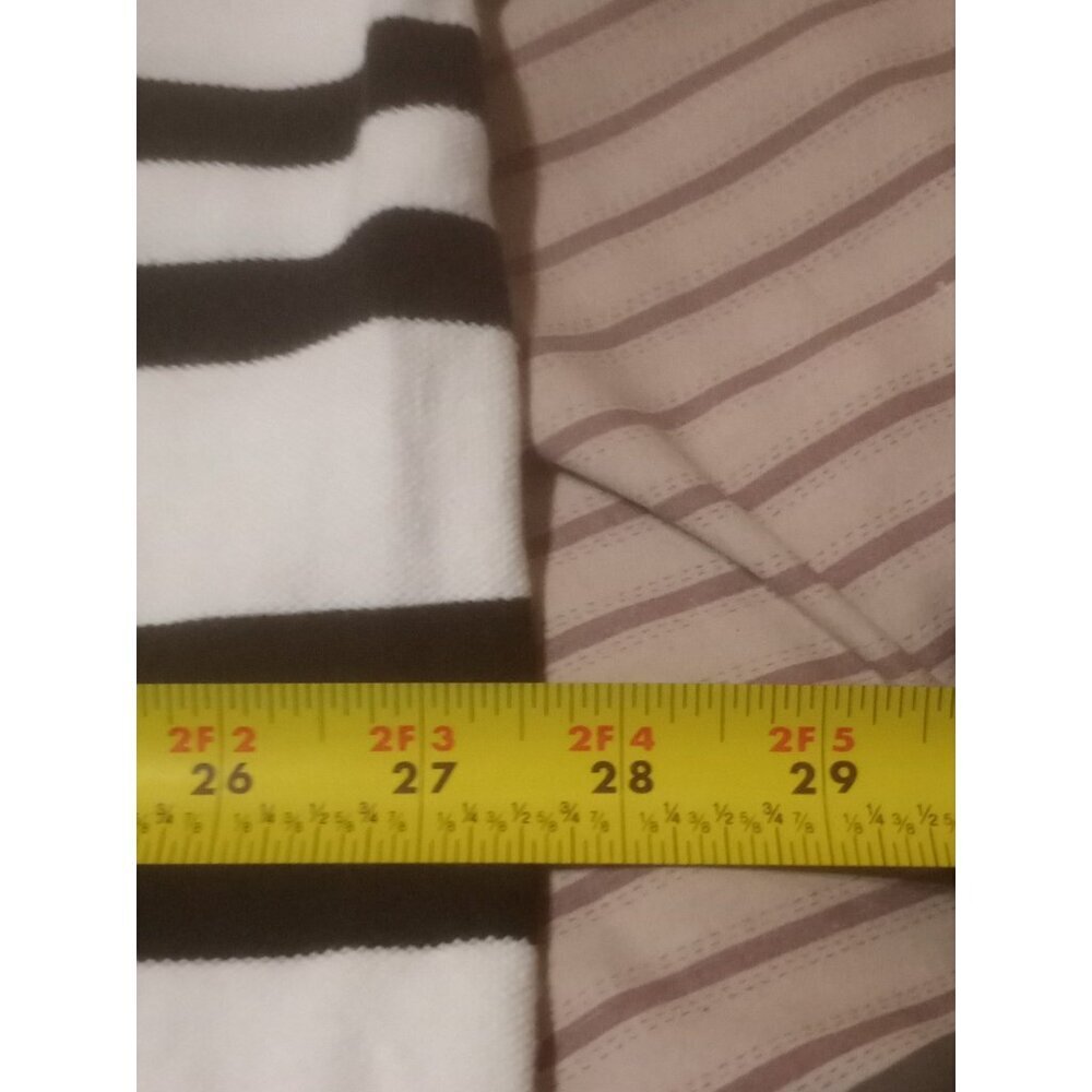 Ralph Lauren Polo Shirt Mens 3XB Big Black White Stripe Pony Logo Short Sleeve - Picture 12 of 13